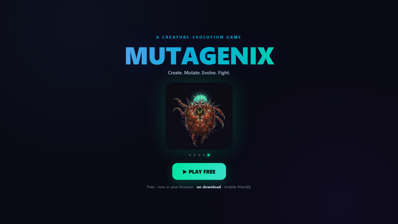 Mutagenix screenshot 1