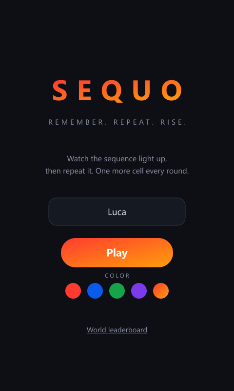 Sequo screenshot 1